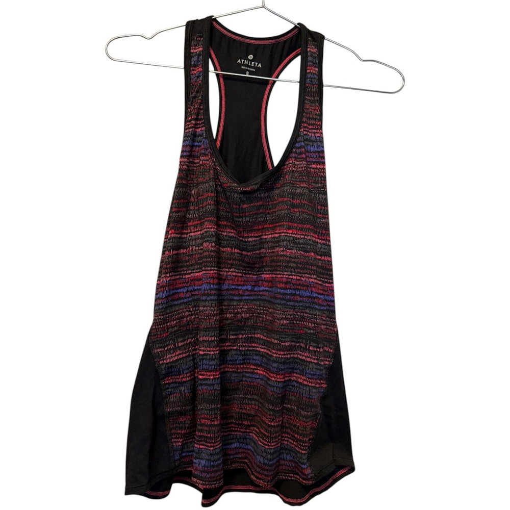 Athleta Chi Retreat Print Racerback Tank Top size Small